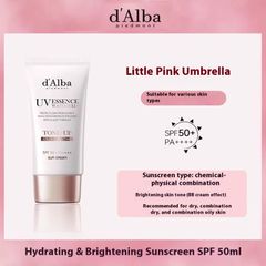 Kem Chống Nắng Vật Lý d'Alba 50ml Dịu Nhẹ Phù Hợp Với Mọi Loại Da