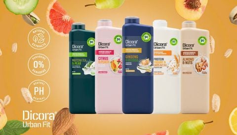 Sữa tắm dưỡng da Dicora Urban Fit Shower Gel