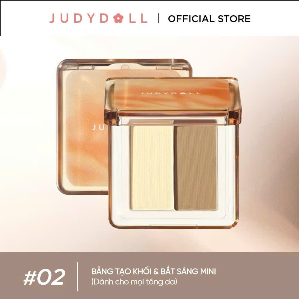Bảng Tạo Khối/ Bắt Sáng JUDYDOLL 4 Ô Highlight & Contour