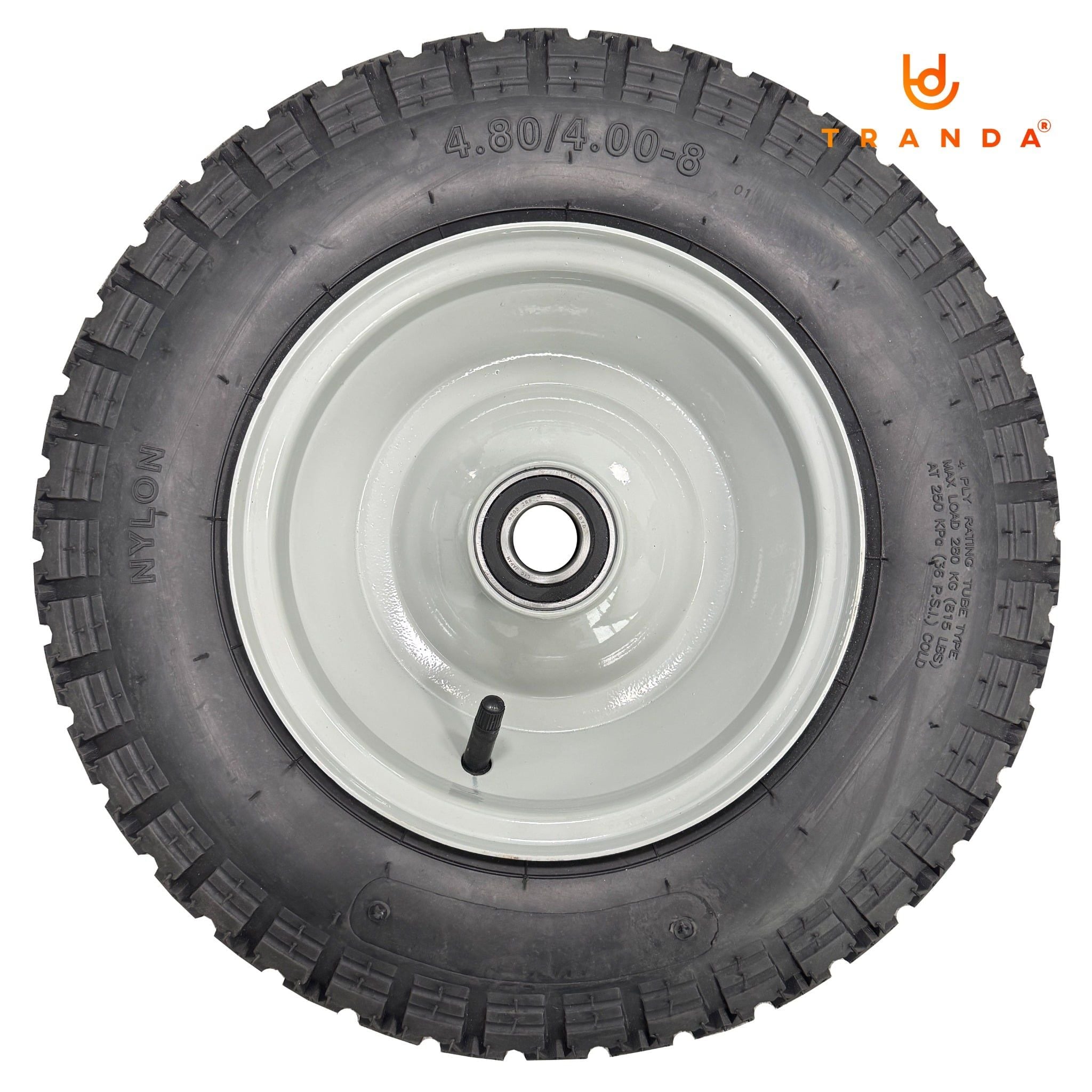  Bánh hơi 4.80-8, gai H95, mâm sơn tĩnh điện, có đùm 