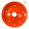  Mâm bánh xe sắt 3.50-8, sơn tĩnh điện màu cam 