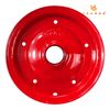  Mâm bánh xe sắt 3.50-8, sơn tĩnh điện màu đỏ 