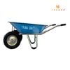  Xe rùa thùng tôn xanh dương dày 1.1mm, sườn mạ kẽm, 2 bánh hơi 3.50-8, tải trọng 180 Kg 