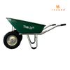  Xe rùa thùng tôn xanh lá 100L dày 0.9mm, sườn mạ kẽm, 2 bánh hơi 3.50-8, tải trọng 150 Kg 