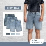  Quần Short Jeans Nam S134–S135-S136 – 100% Cotton Denim-Form Regular 