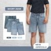 Quần Short Jeans Nam S134–S135-S136 – 100% Cotton Denim-Form Regular