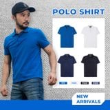  Áo Polo Nam P401  P402  P403 – Vải Cá Mập Cao Cấp, Form Regular Đẹp 