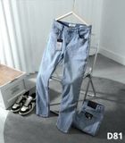 Quần Jeans Nam D80–D81-D82-D83 – Form Regular, Ống Đứng, Wash Màu 