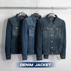  Áo Khoác Jean Nam Bụi Bặm K29–K30-K31  Cá Tính Phong Cách Streetwear 