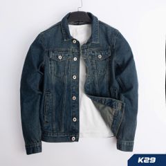  Áo Khoác Jean Nam Bụi Bặm K29–K30-K31  Cá Tính Phong Cách Streetwear 