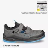  Giày Bảo Hộ Jogger Modulo S1PS Sandal Thoáng Khí Không Dây Buộc 