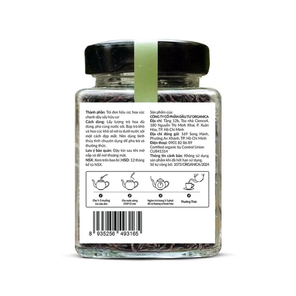 Trà hoa quả hữu cơ Mùa / A refined blend of Organic black tea and passionfruit marigold
