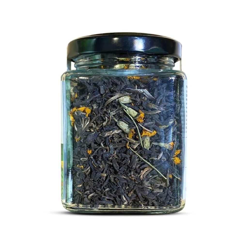 Trà hoa quả hữu cơ Mùa / A refined blend of Organic black tea and passionfruit marigold