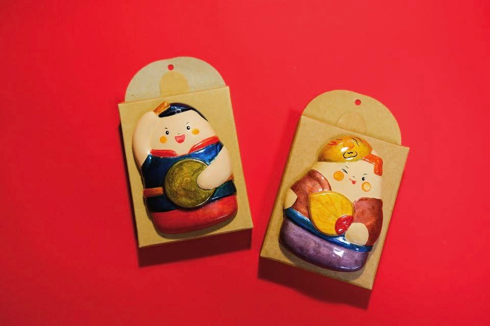 Magnet (Nam Châm để dán tủ lạnh chất liệu sơn mài cốt gỗ)