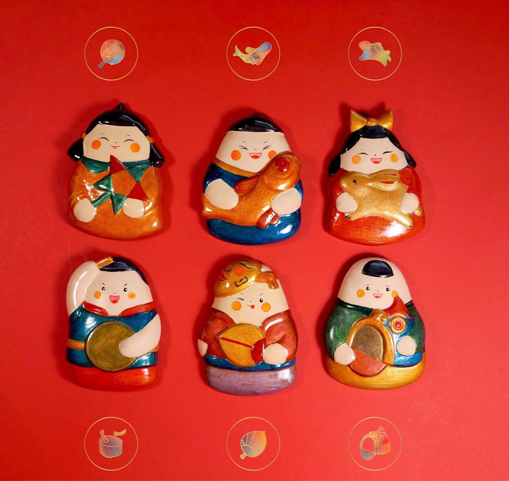 Magnet (Nam Châm để dán tủ lạnh chất liệu sơn mài cốt gỗ)