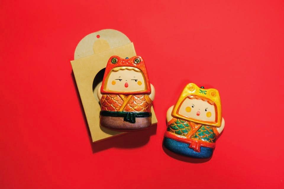 Magnet (Nam Châm để dán tủ lạnh chất liệu sơn mài cốt gỗ)