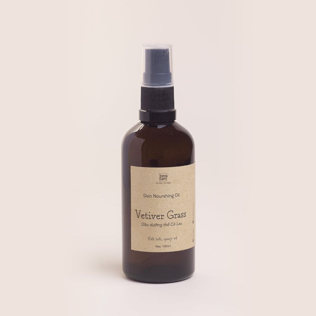 Dầu dưỡng thể Cỏ Lau/ Vietiver Grass Skin Nourishing Oil