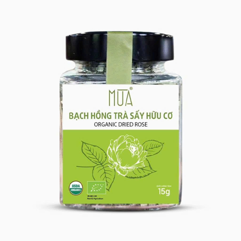 Bạch hồng trà sấy hữu cơ Mùa / Organic dried rose