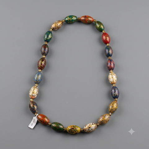 Dây chuyền sơn mài, Hạ Thái/ Ha Thai Elegant Lacquered Necklace