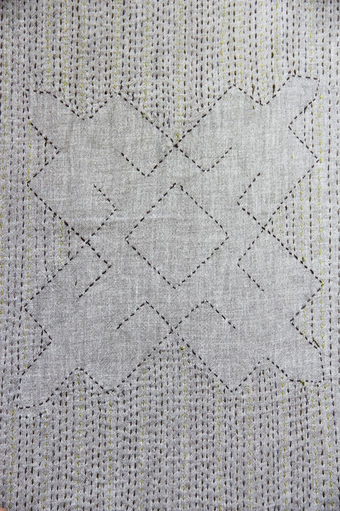 Khăn hình chữ nhật may kantha