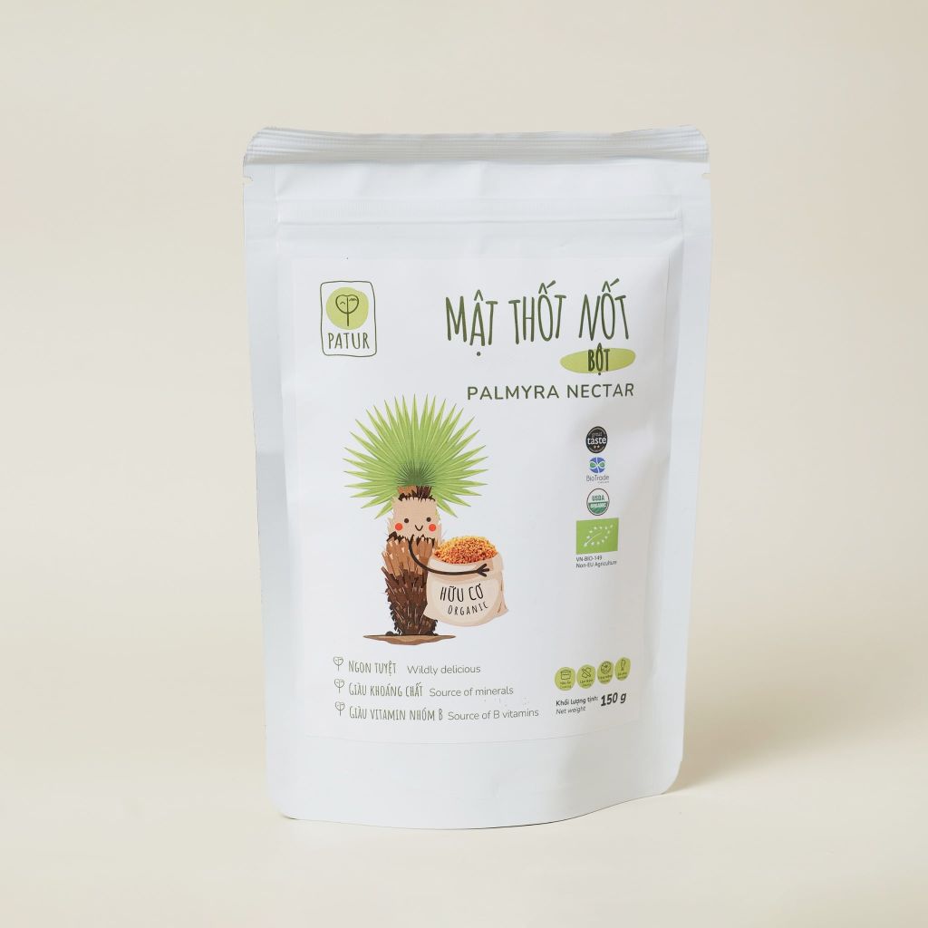 Mật thốt nốt bột hữu cơ, An Giang 150gr