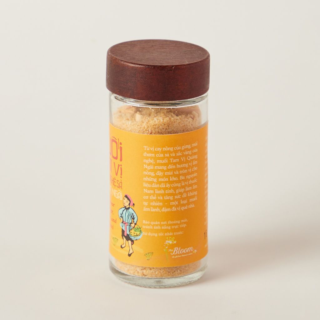 Muối tam vị, Quảng Ngãi (Gừng, Nghệ, Sả) 100gr