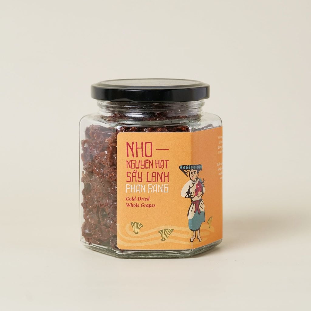 Nho nguyên hạt sấy lạnh, Phan Rang 220gr