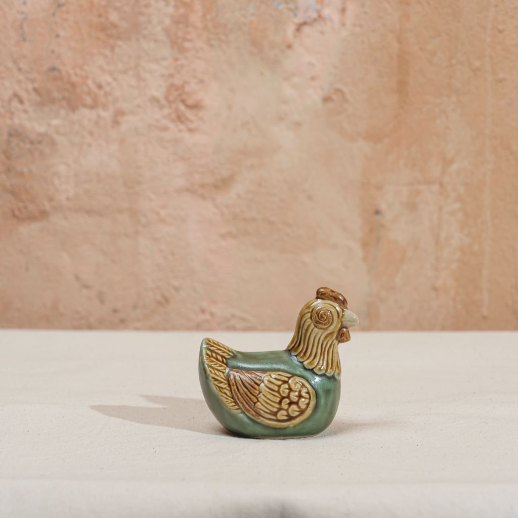 Gà trống nhỏ Lam (10x8x6cm)