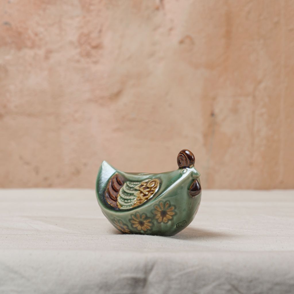 Gà miếng cau Lục/lam(12x8x6cm)