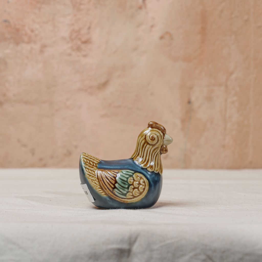 Gà trống nhỏ Lam (10x8x6cm)