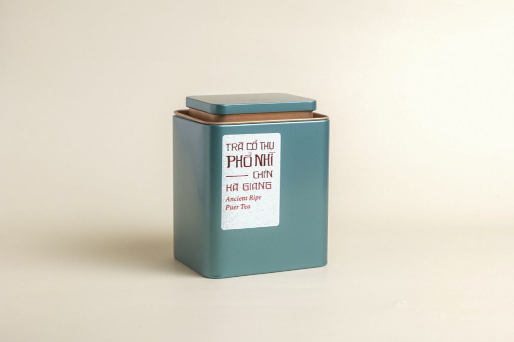 Phổ Nhĩ Chín trà cổ thụ, Hà Giang (Hộp thiếc)