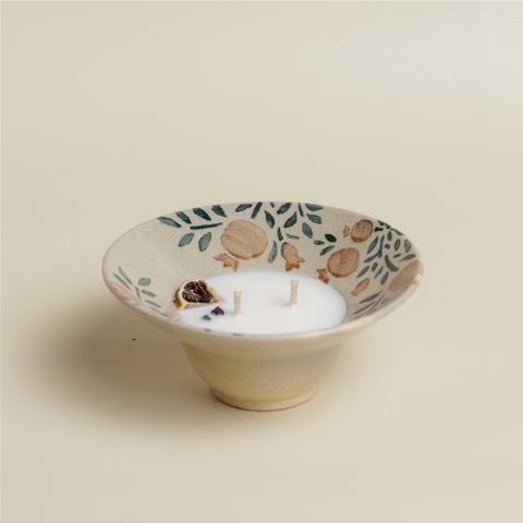 Nến thơm gia vị bát chiết yêu nung củi - Lái Thiêu- Tiêu và Chanh tươi (70ml)