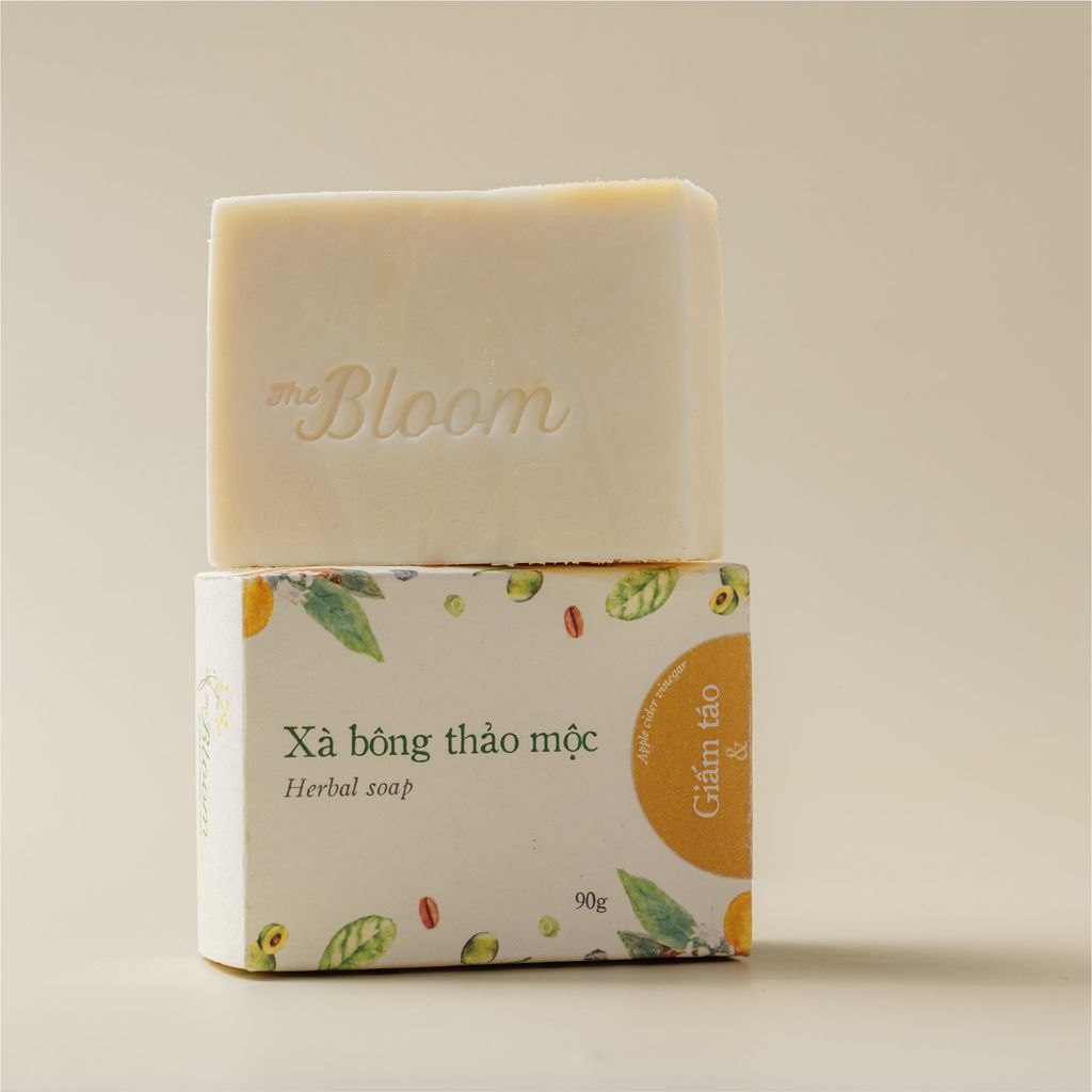 Xà bông Giấm Táo & Dầu Bưởi Da Xanh - Apple cider vinegar & Pomelo essential oil