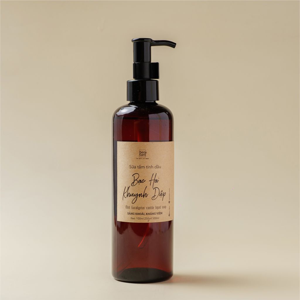 Sữa Tắm Bạc Hà Khuynh Diệp/ Mint Eucalyptus Castile Liquid Soap (250ml/chai)