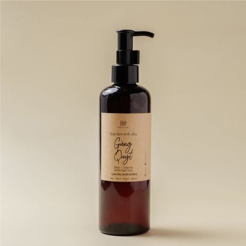 Sữa Tắm tinh dầu Gừng Quýt/ Ginger Tangerine Castile Liquid Soap (250ml/chai)