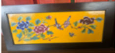 Tranh Pháp Lam (nền vàng), Huế / Golden Enamel Artwork, Huế