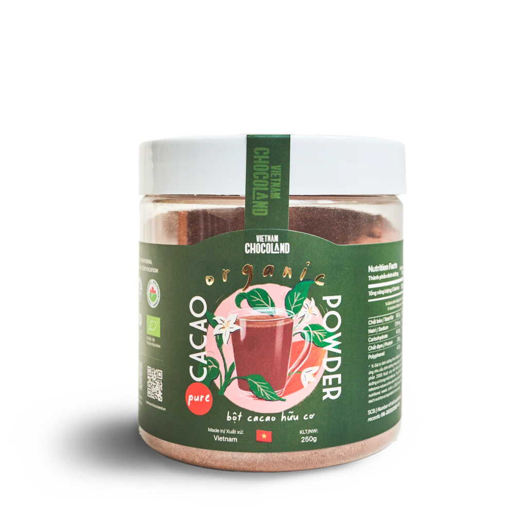 Bột Cacao hữu cơ nguyên chất, Bà Rịa