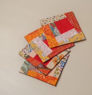 Set lót ly kantha 4 cái