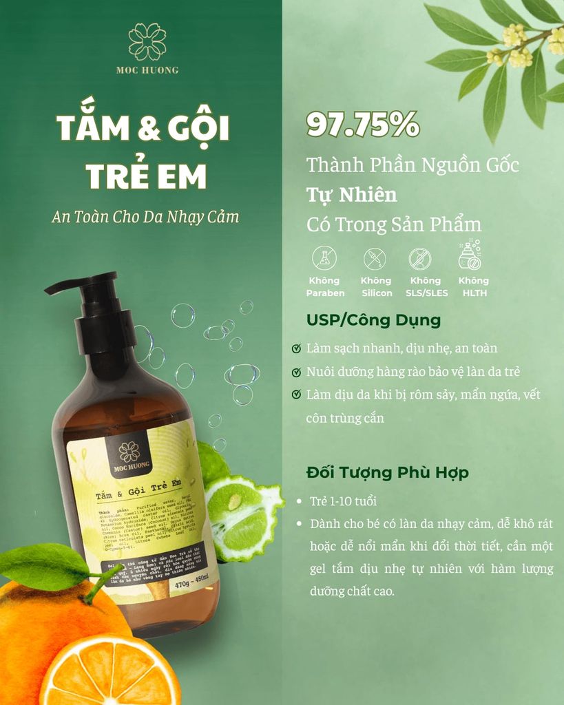 Tắm gội Trẻ em