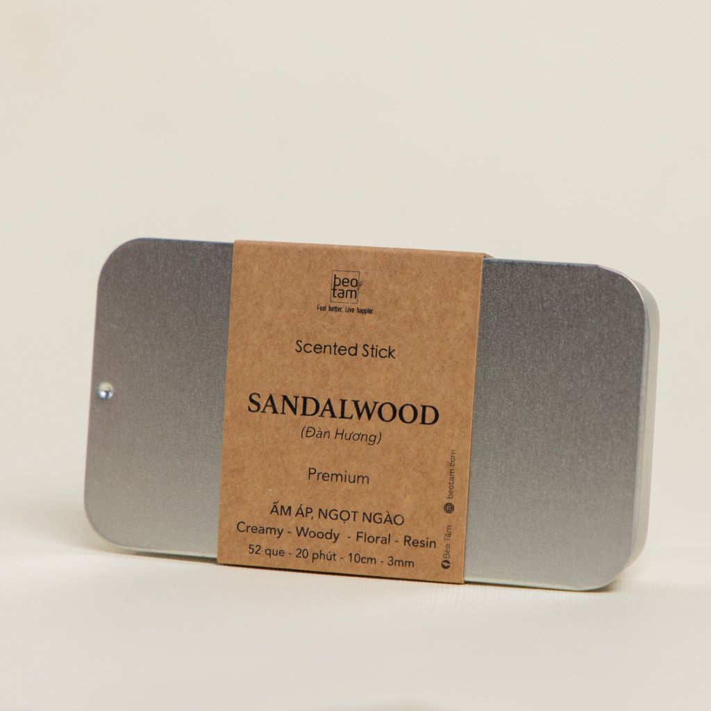Hương Thanh Đàn hương/ Sandalwood Handcraft Incense Sticks (20gr/ hộp)