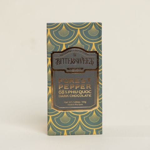 Sô cô la đen vị tiêu Phú Quốc 68% 50gr