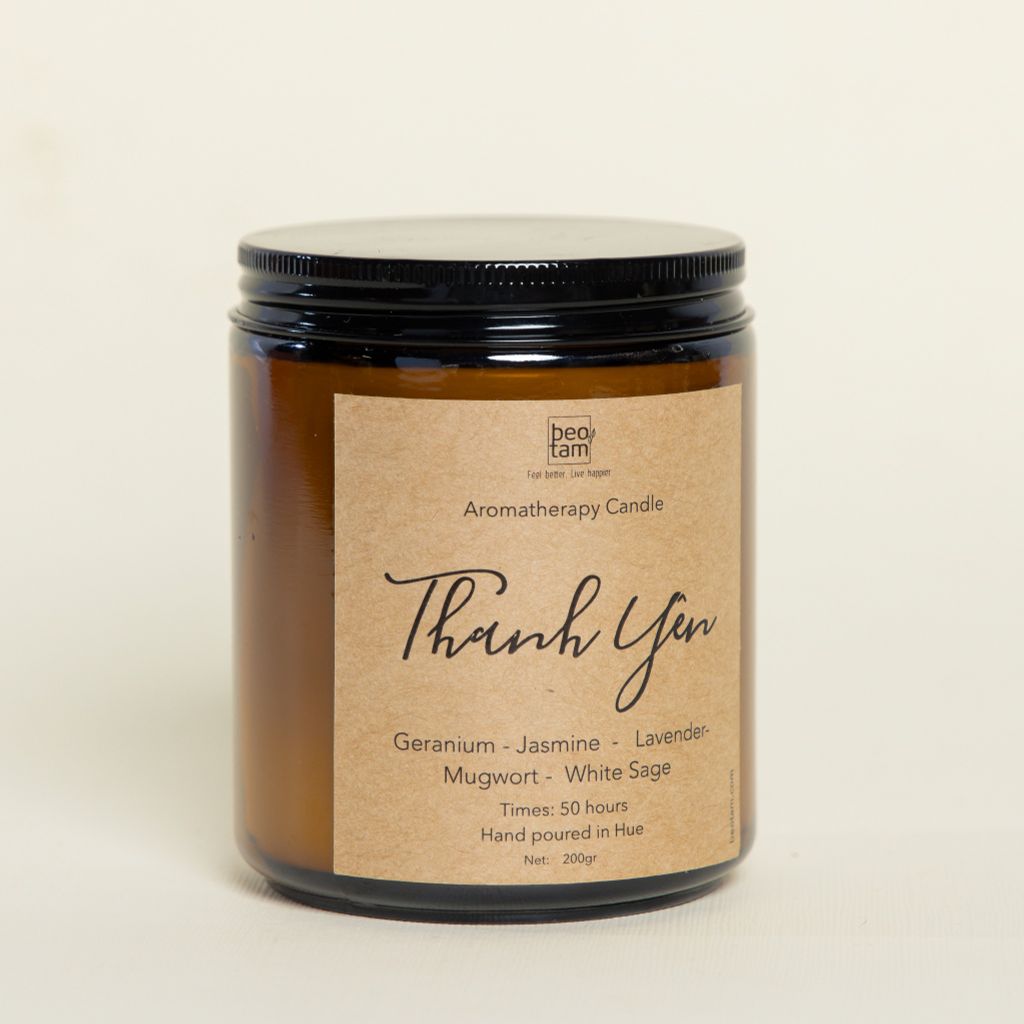 Nến thơm Thanh Yên/  Thanh Yên Aromatherapy Candle (200gr/ hộp)