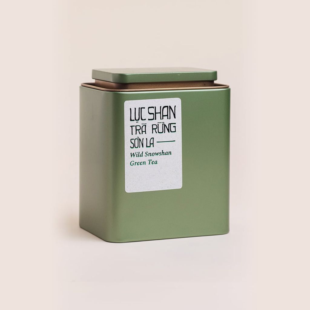 Lục Shan trà rừng, Sơn La (Hộp thiếc)