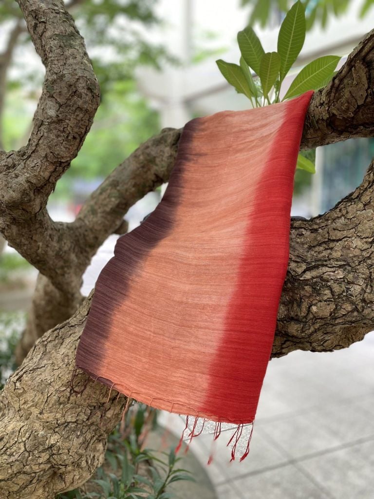 Khăn Đũi tơ tằm