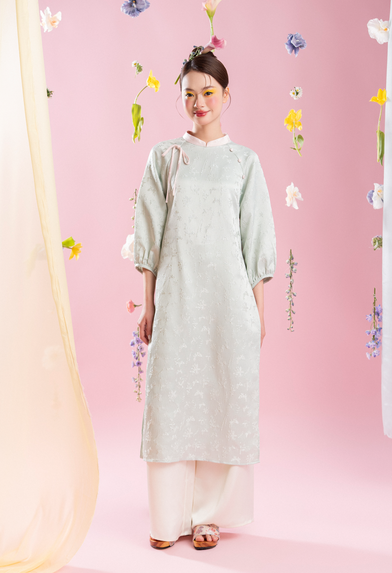 Áo dài Điệp Hoa