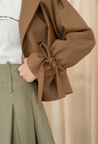 Layla Cropped Trenchcoat - 