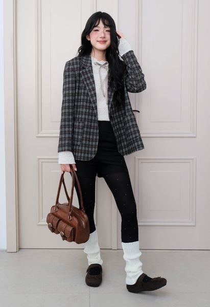  Plaid Blazer 