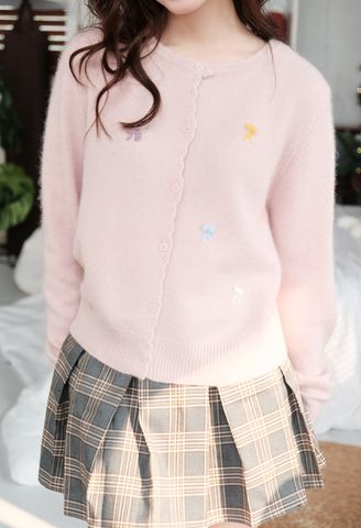 Ribbon Cardigan - 