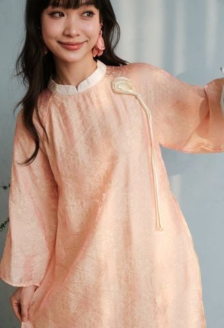Áo Dài Hồng Đào - 