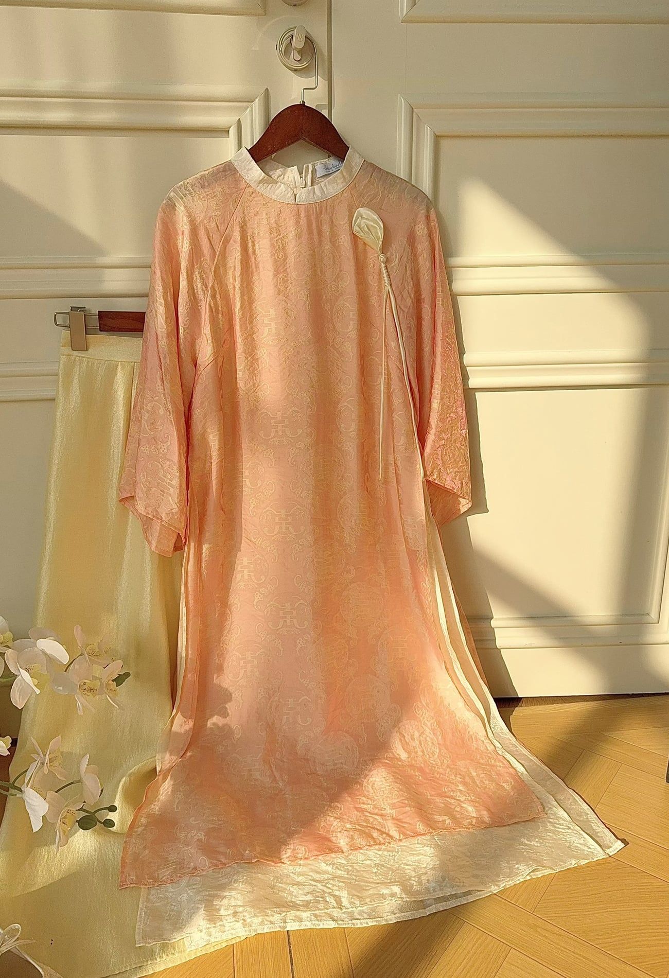 Áo Dài Hồng Đào